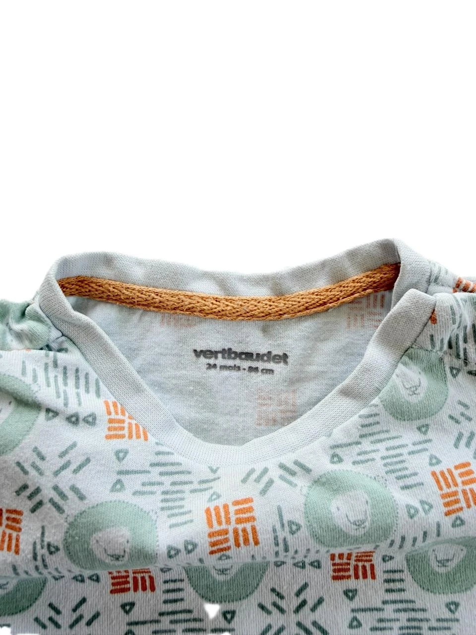 T-shirt de manga curta menta Vertbaudet 24 meses – photo 3